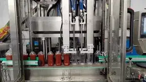 Machine de remplissage de sauce tomate à 2 têtes avec suivi
