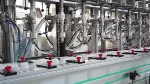 Machine de remplissage automatique à débordement pour grandes bouteilles